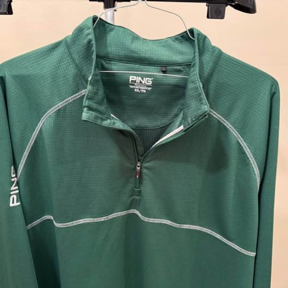 PING Performance Golf 1/4 Zip Pullover Green XXL